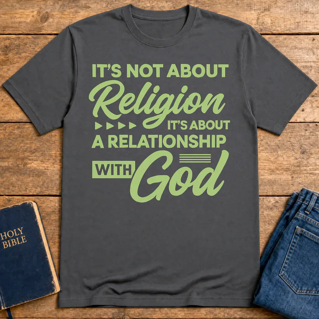 Relationship with God T-Shirt - Charcoal