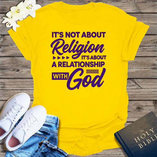 Relationship with God T-Shirt - Daisy
