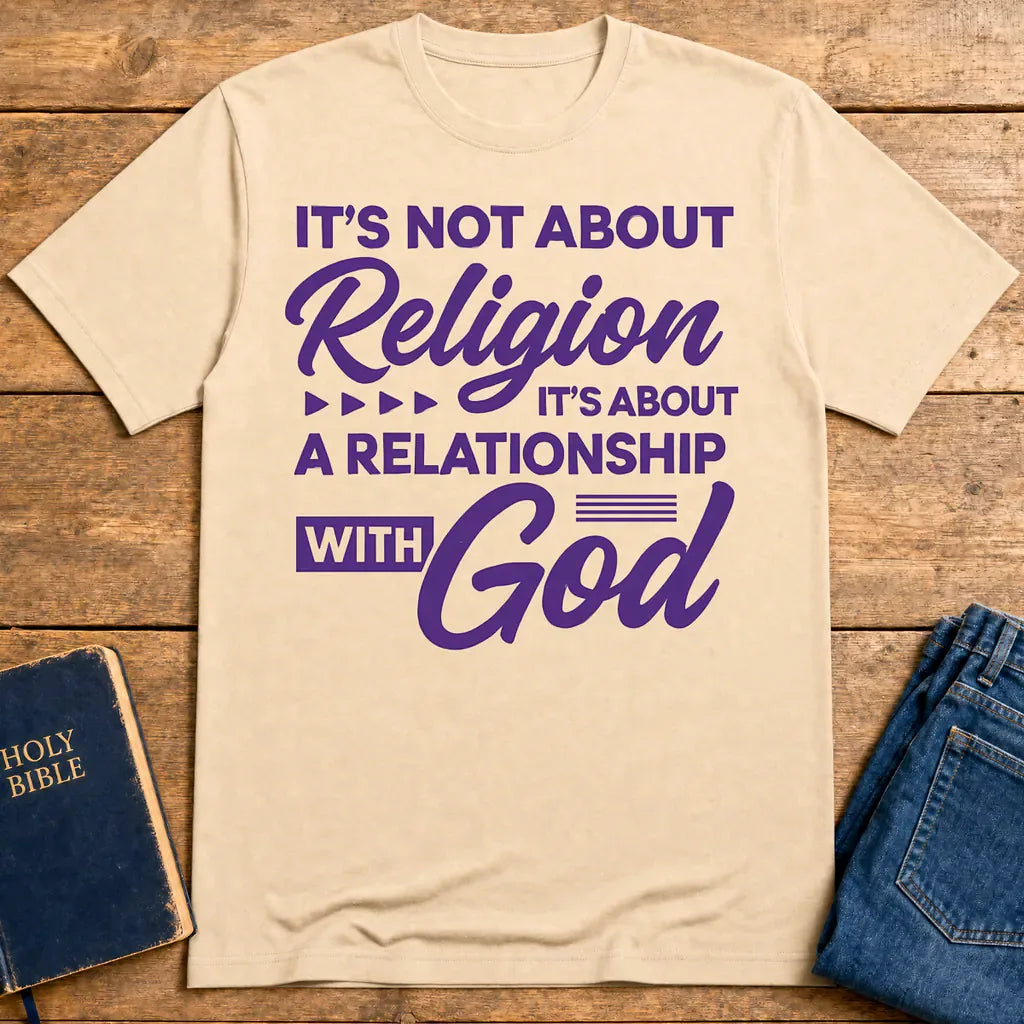 Relationship with God T-Shirt - Natural