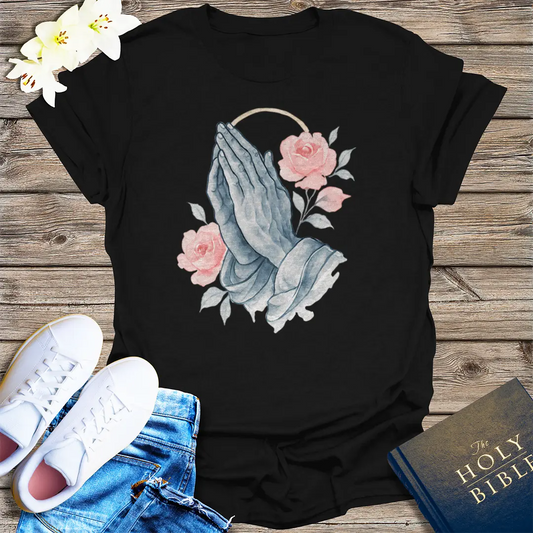 Graceful Prayer T-Shirt - Black