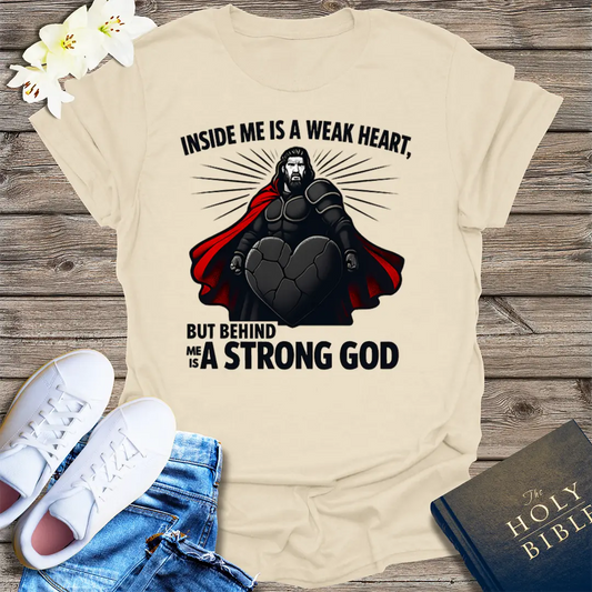 Strong God Warrior T-Shirt - Natural