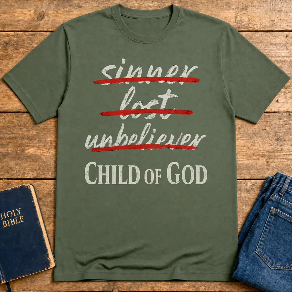 Child of God Identity T-Shirt - Military Green