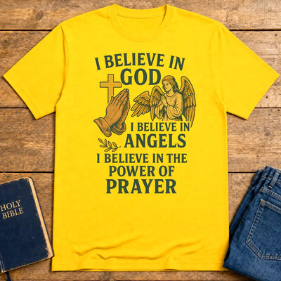 Faith in Prayer T-Shirt - Daisy