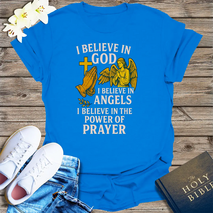 Faith in Prayer T-Shirt - Royal