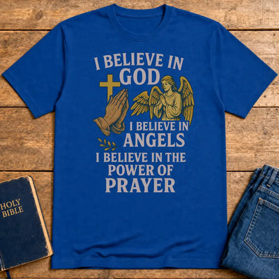 Faith in Prayer T-Shirt - Royal