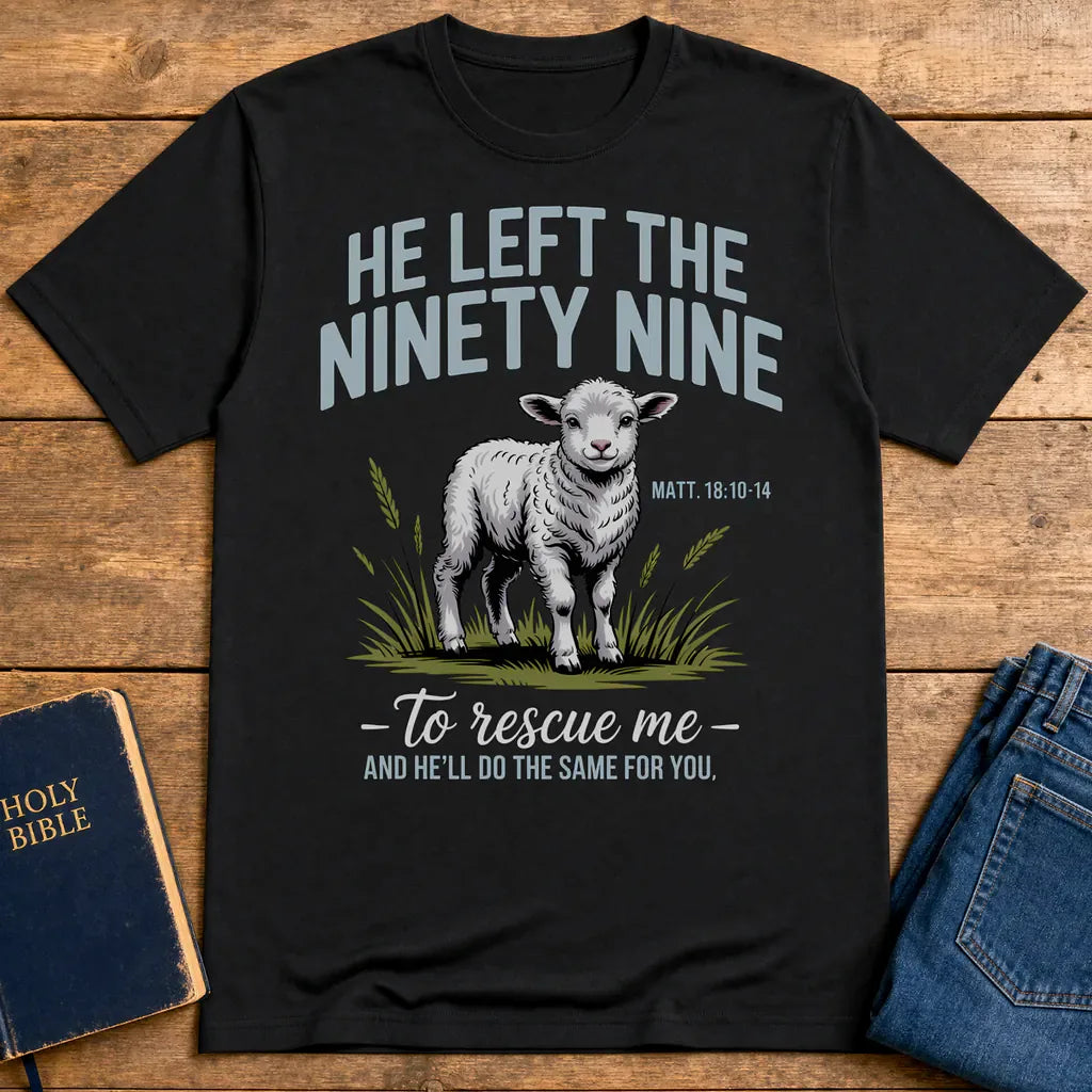 He Left the Ninety-Nine T-Shirt - Black