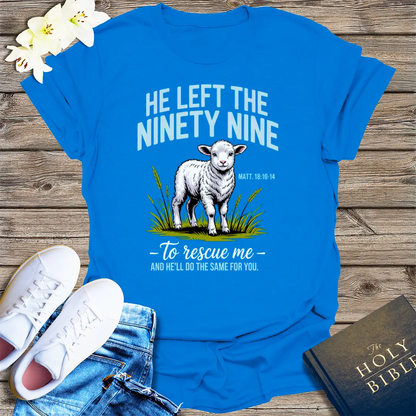 He Left the Ninety-Nine T-Shirt - Royal