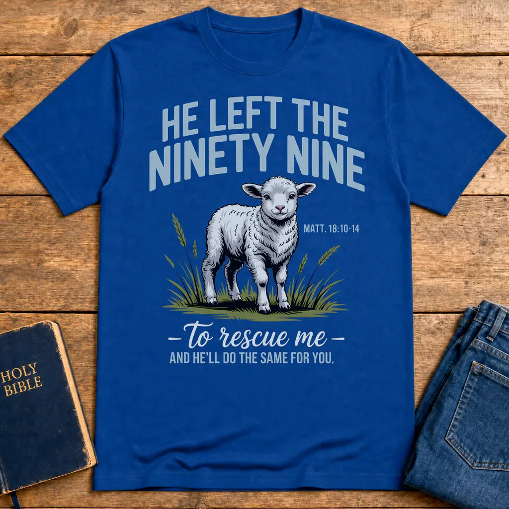 He Left the Ninety-Nine T-Shirt - Royal