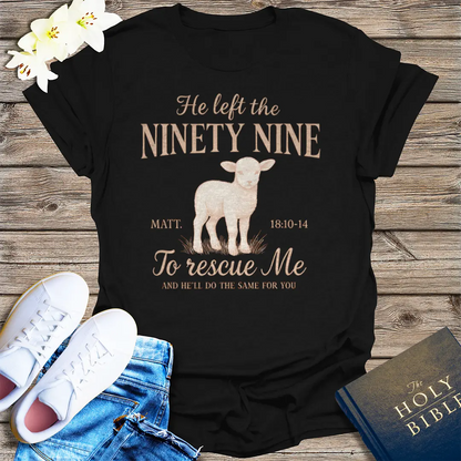 Ninety-Nine Rescue T-Shirt - Black