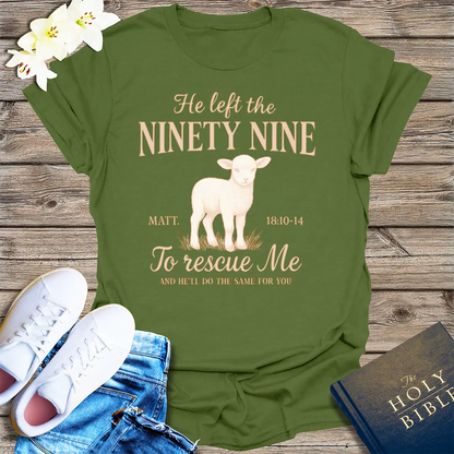 Ninety-Nine Rescue T-Shirt - Military Green