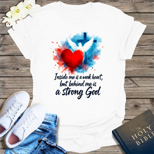 Strong God Faith T-Shirt - White