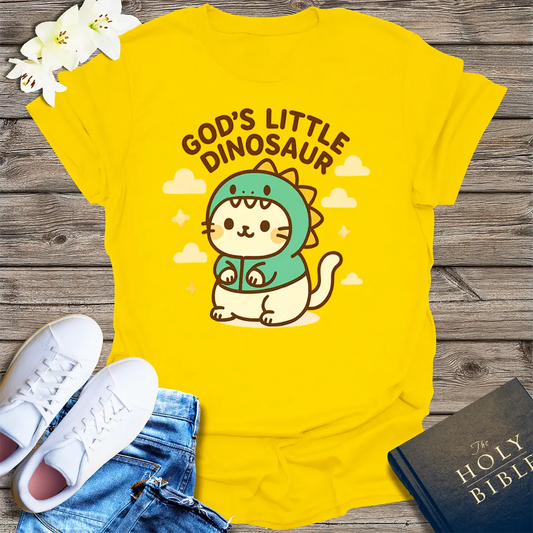 God's Little Dinosaur T-Shirt - Daisy