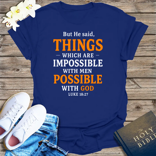 All Things Are Possible T-Shirt - Navy