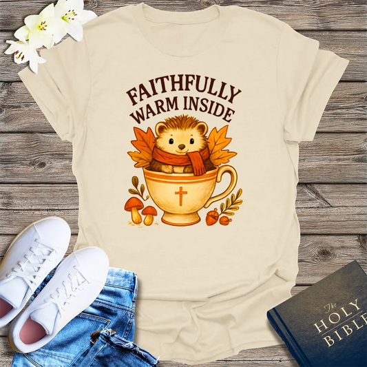 Faithfully Warm Inside T-Shirt - Natural