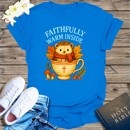 Faithfully Warm Inside T-Shirt - Royal