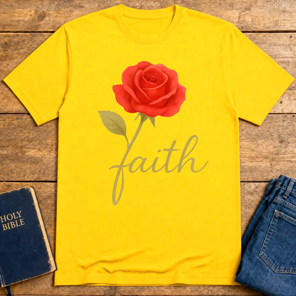 Rose of Faith T-Shirt - Daisy