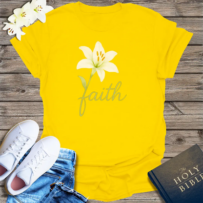 Floral Faith Bloom T-Shirt - Daisy