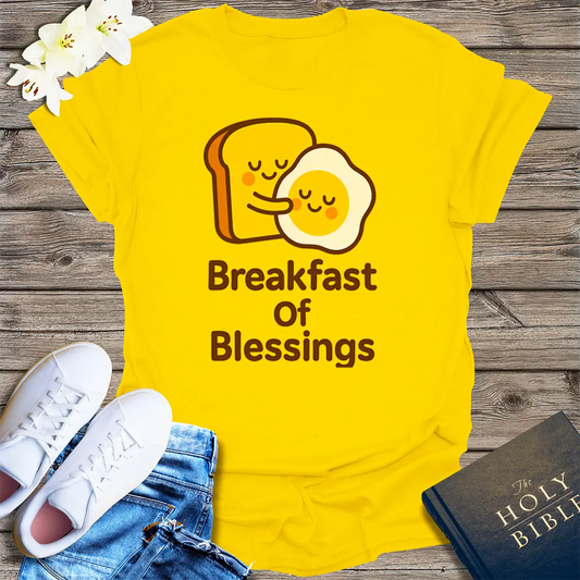 Breakfast of Blessings T-Shirt - Daisy