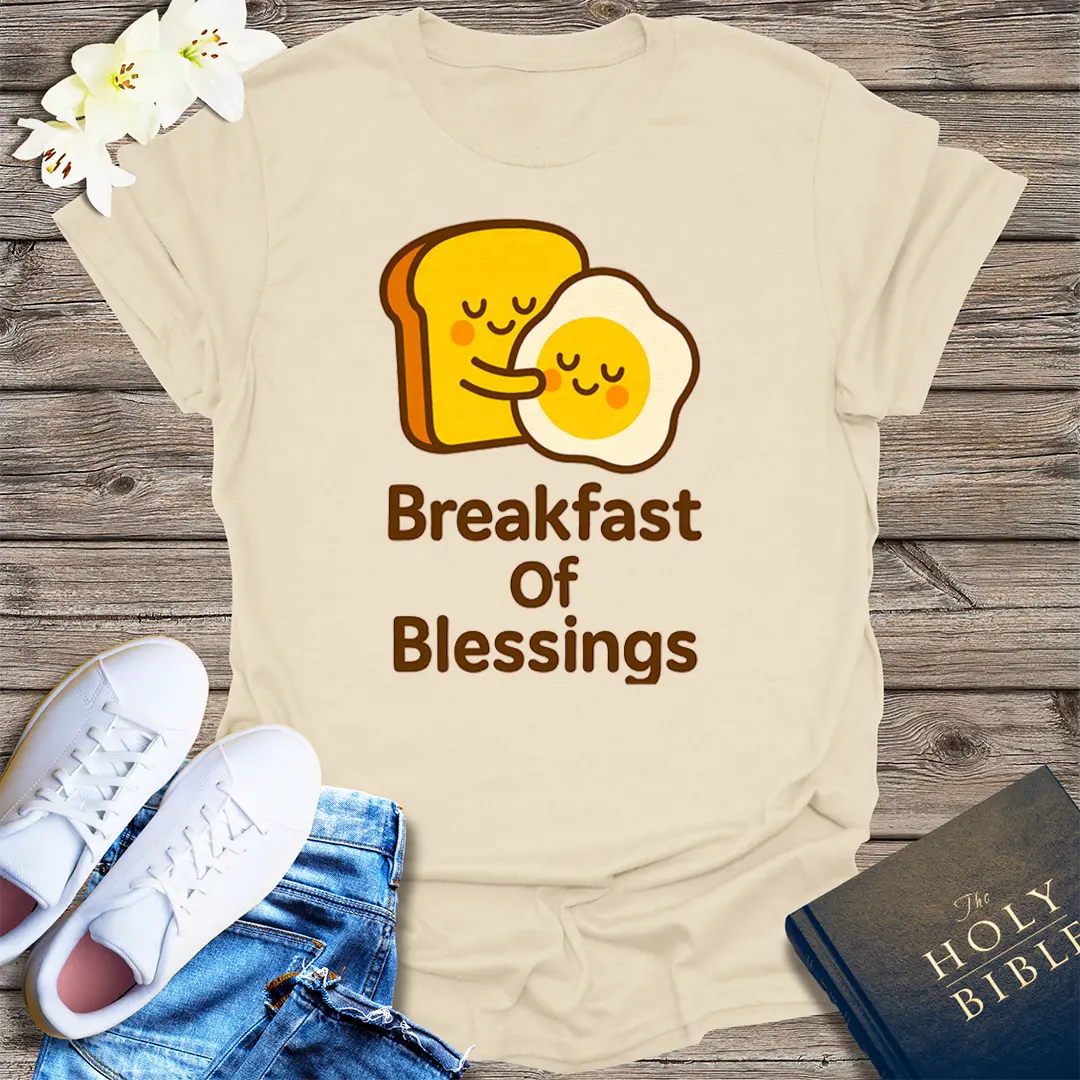 Breakfast of Blessings T-Shirt - Natural
