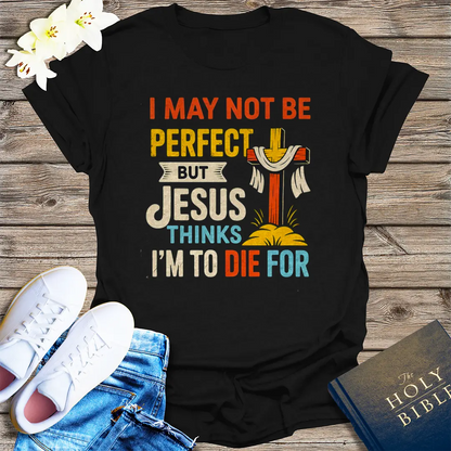 Jesus Thinks I'm Worth It T-Shirt - Black