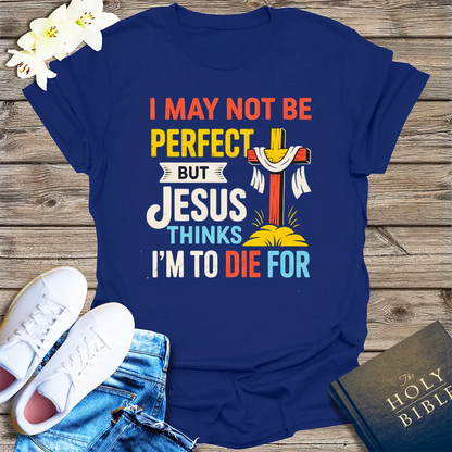 Jesus Thinks I'm Worth It T-Shirt - Navy