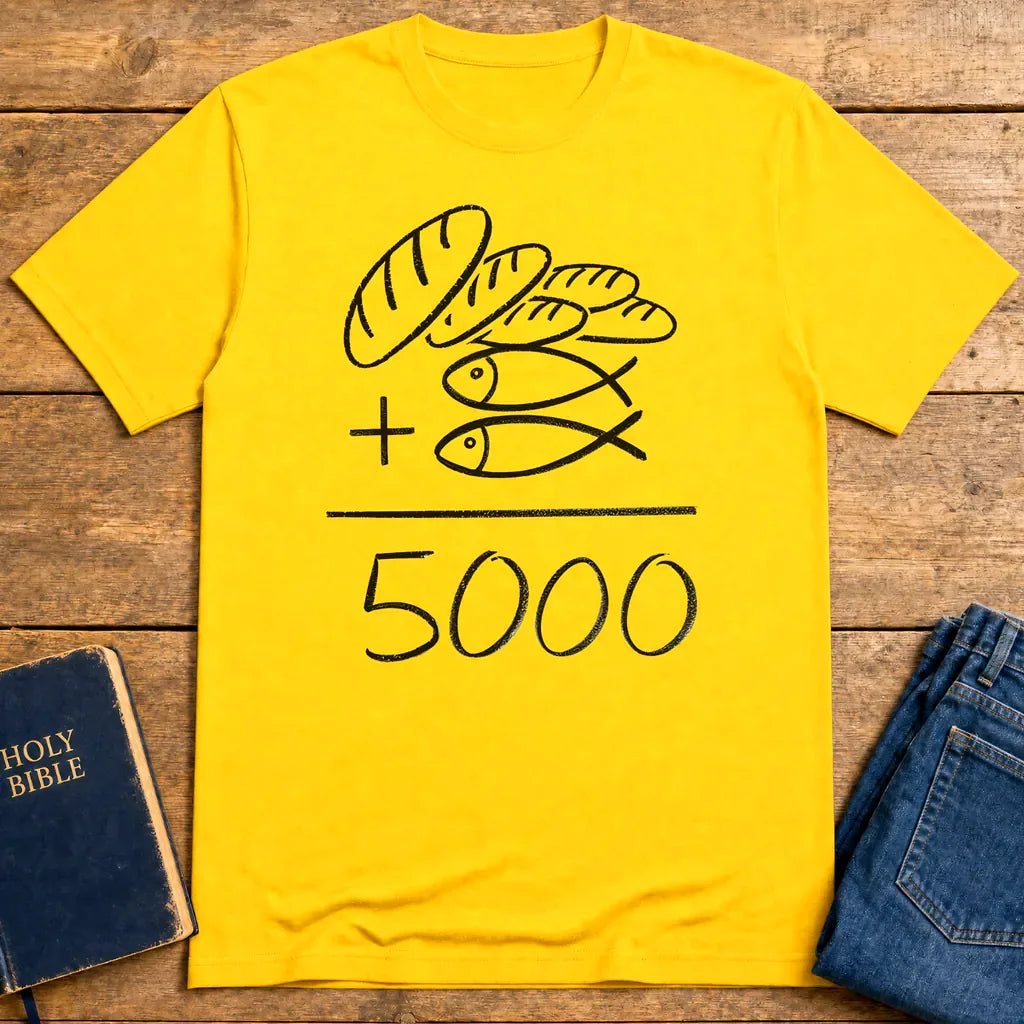Loaves and Fishes Miracle T-Shirt - Daisy