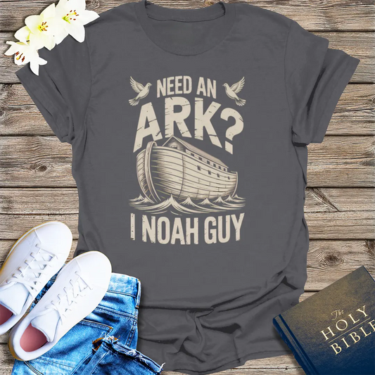 Need an Ark? I Noah Guy T-Shirt - Charcoal
