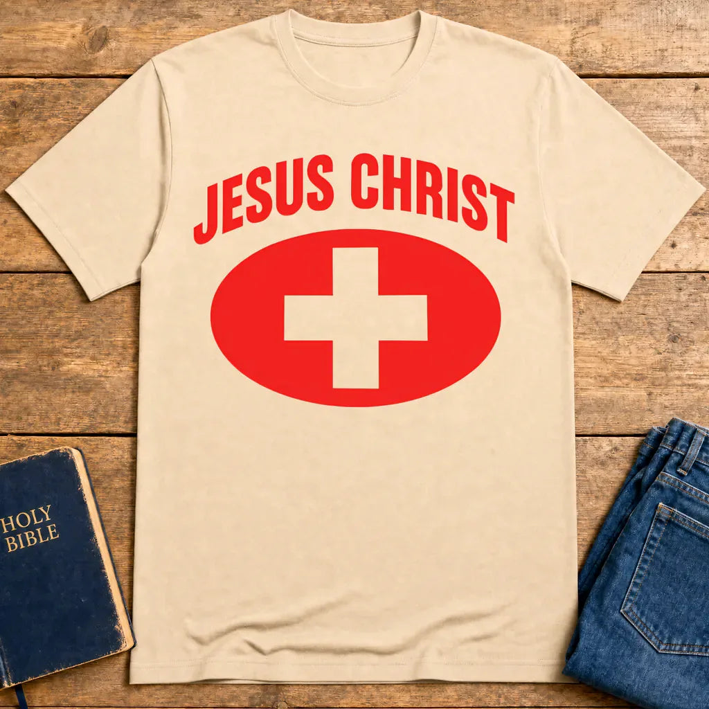 Jesus Christ Heals T-Shirt - Natural