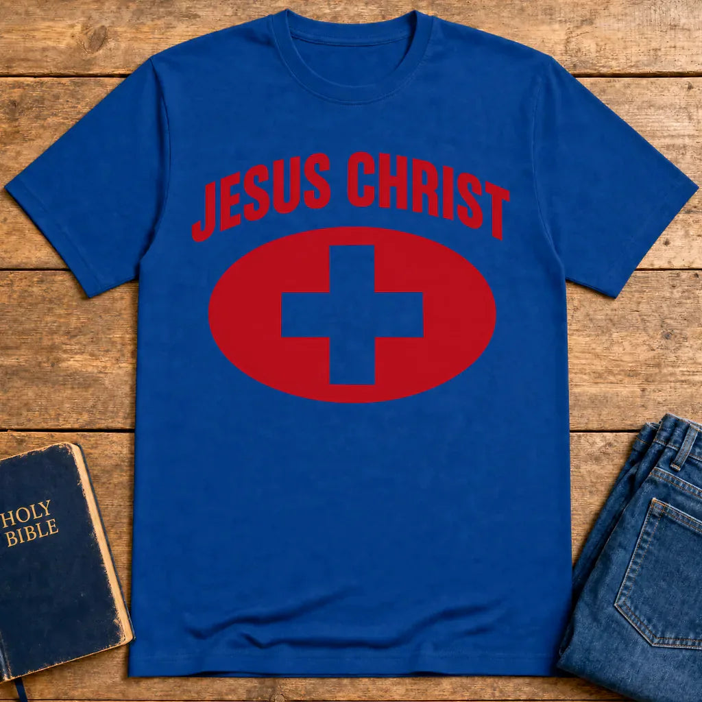 Jesus Christ Heals T-Shirt - Royal