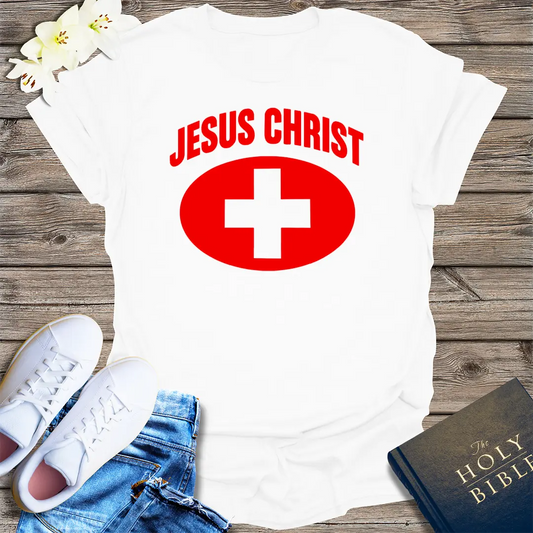 Jesus Christ Heals T-Shirt - White
