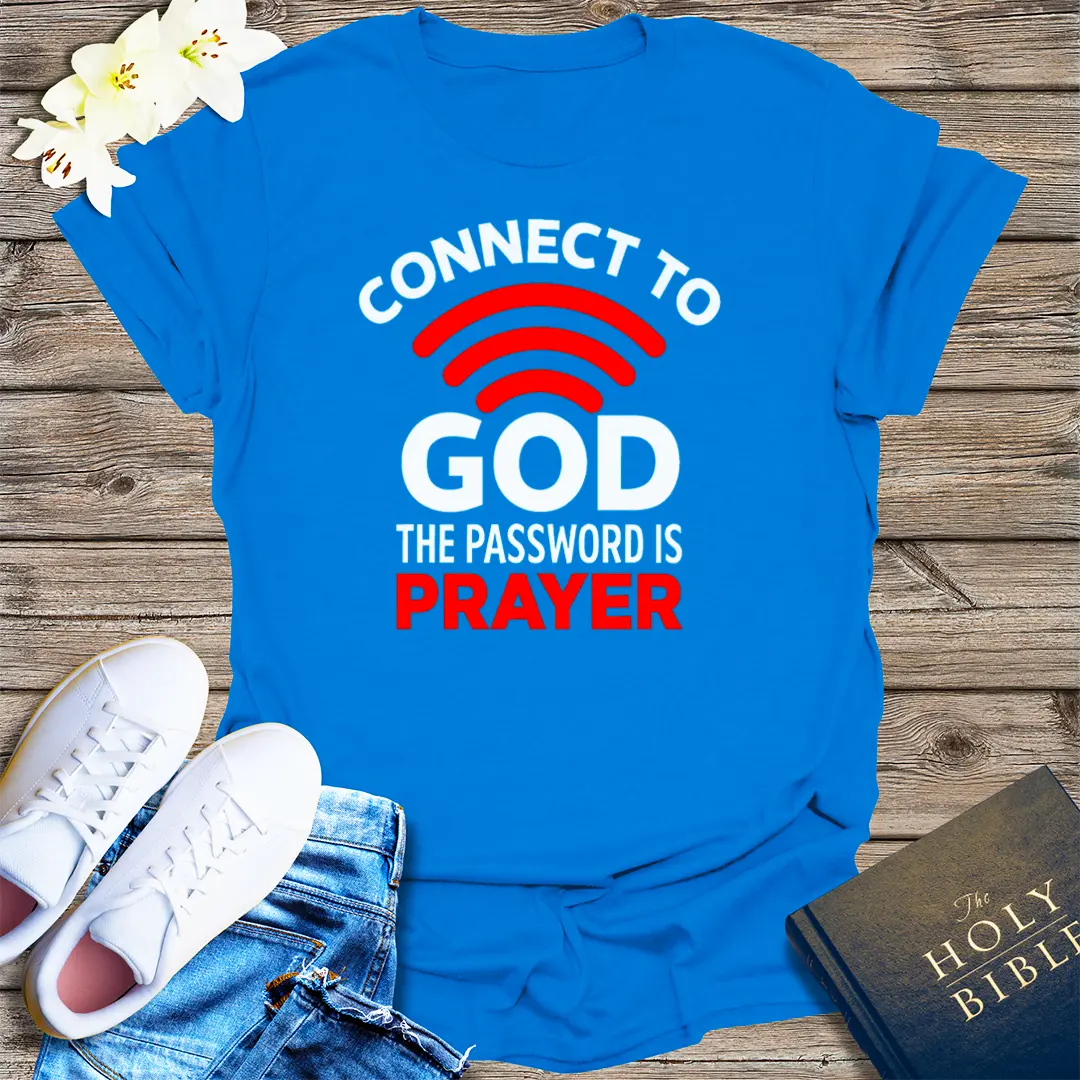 Connect to God T-Shirt - Royal