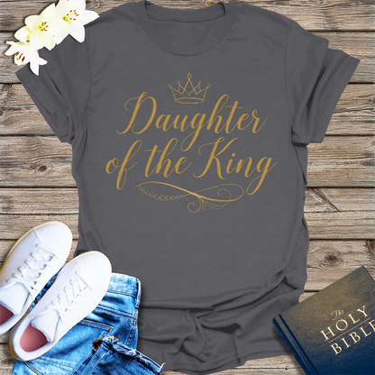 Daughter of the King T-Shirt - Charcoal