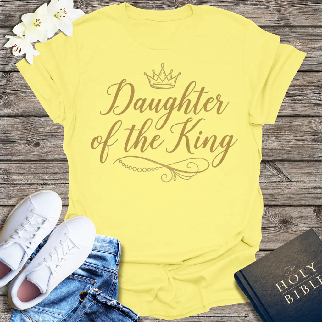 Daughter of the King T-Shirt - Cornsilk