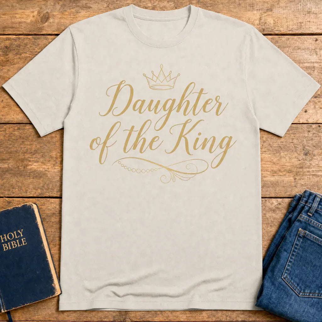 Daughter of the King T-Shirt - Ice Grey