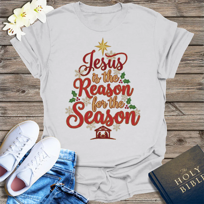 Jesus Is the Reason T-Shirt - Ice Grey