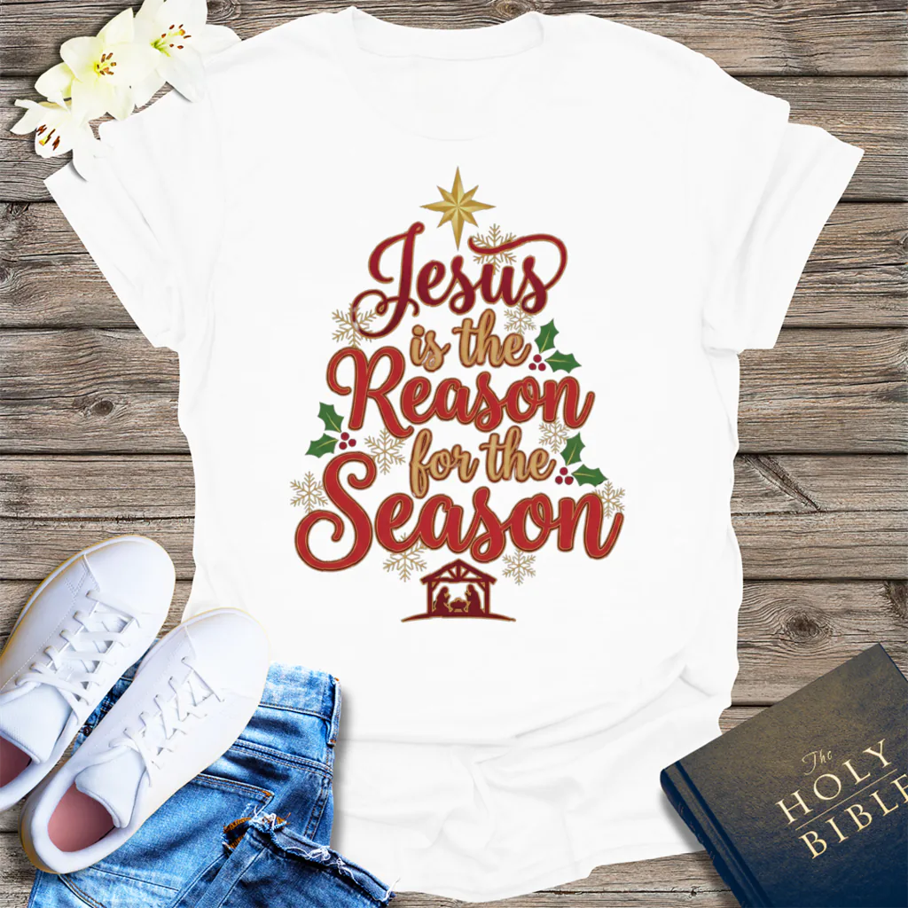Jesus Is the Reason T-Shirt - White