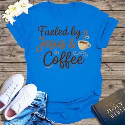 Fueled by Jesus & Coffee T-Shirt - Royal