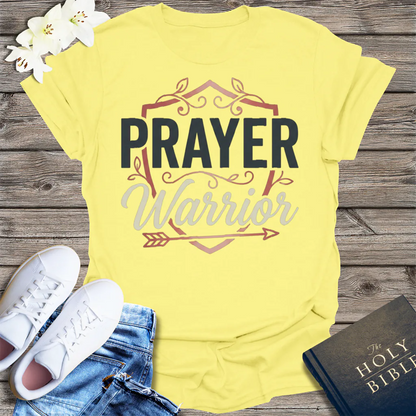 Prayer Warrior T-Shirt - Cornsilk