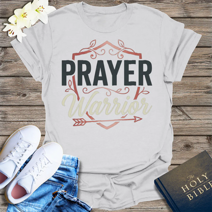 Prayer Warrior T-Shirt - Ice Grey