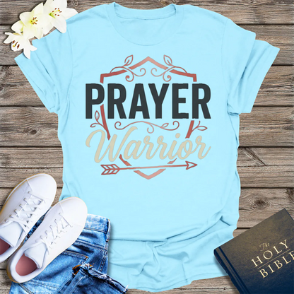 Prayer Warrior T-Shirt - Light Blue