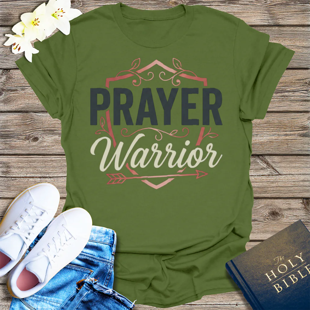 Prayer Warrior T-Shirt - Military Green
