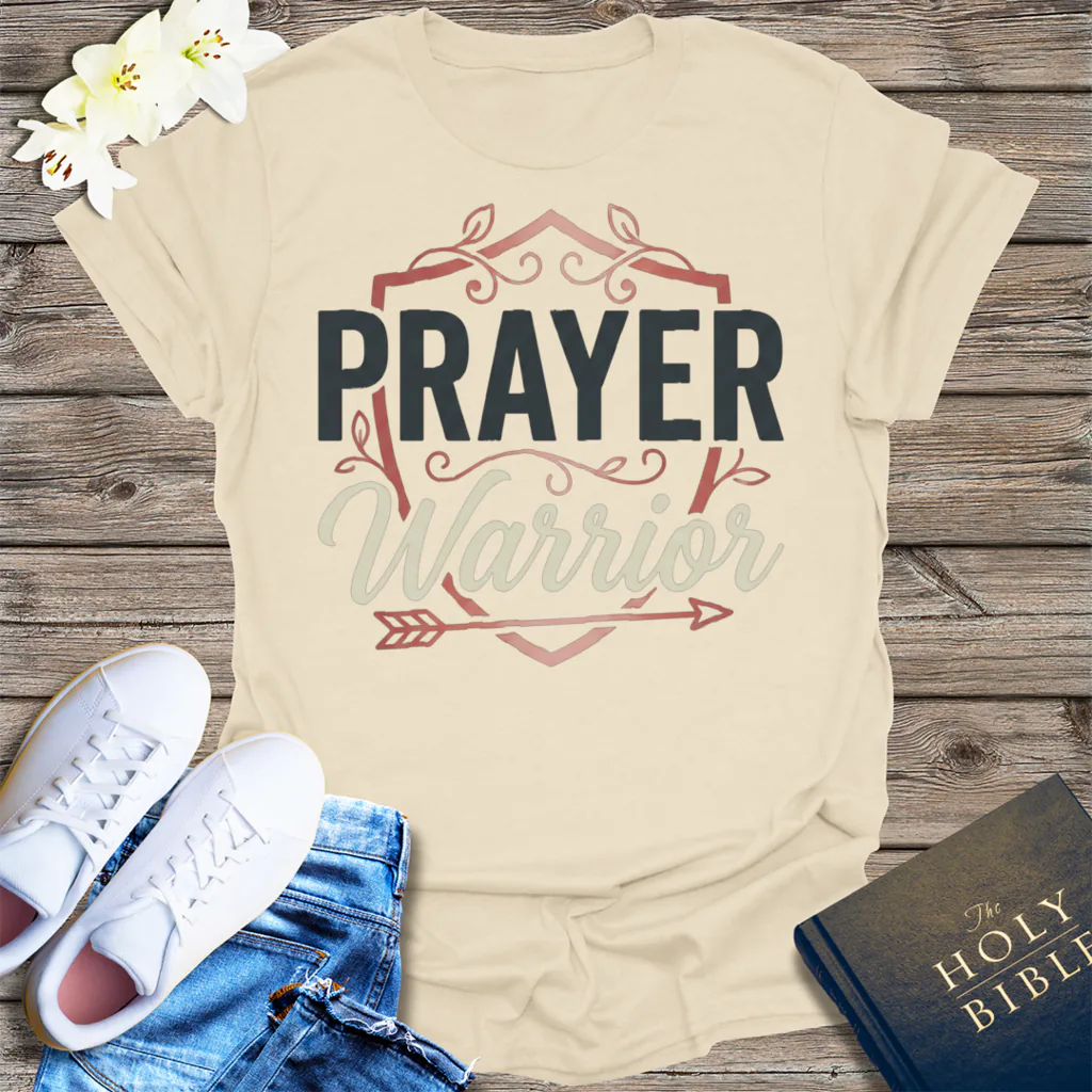 Prayer Warrior T-Shirt - Natural