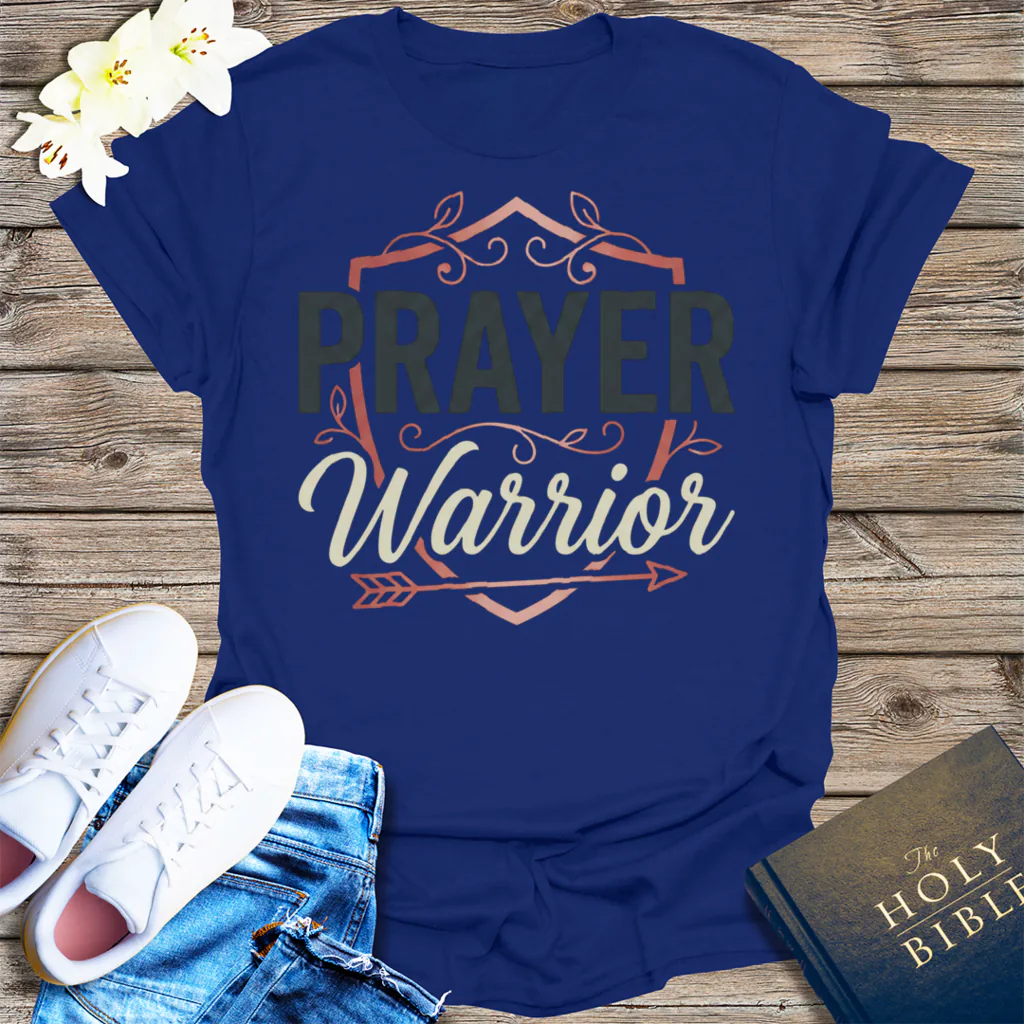 Prayer Warrior T-Shirt - Navy