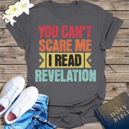 You Can't Scare Me Revelation T-Shirt - Charcoal