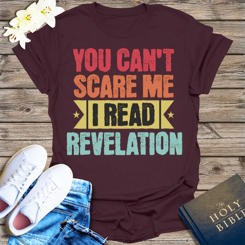 You Can't Scare Me Revelation T-Shirt - Dark Chocolate
