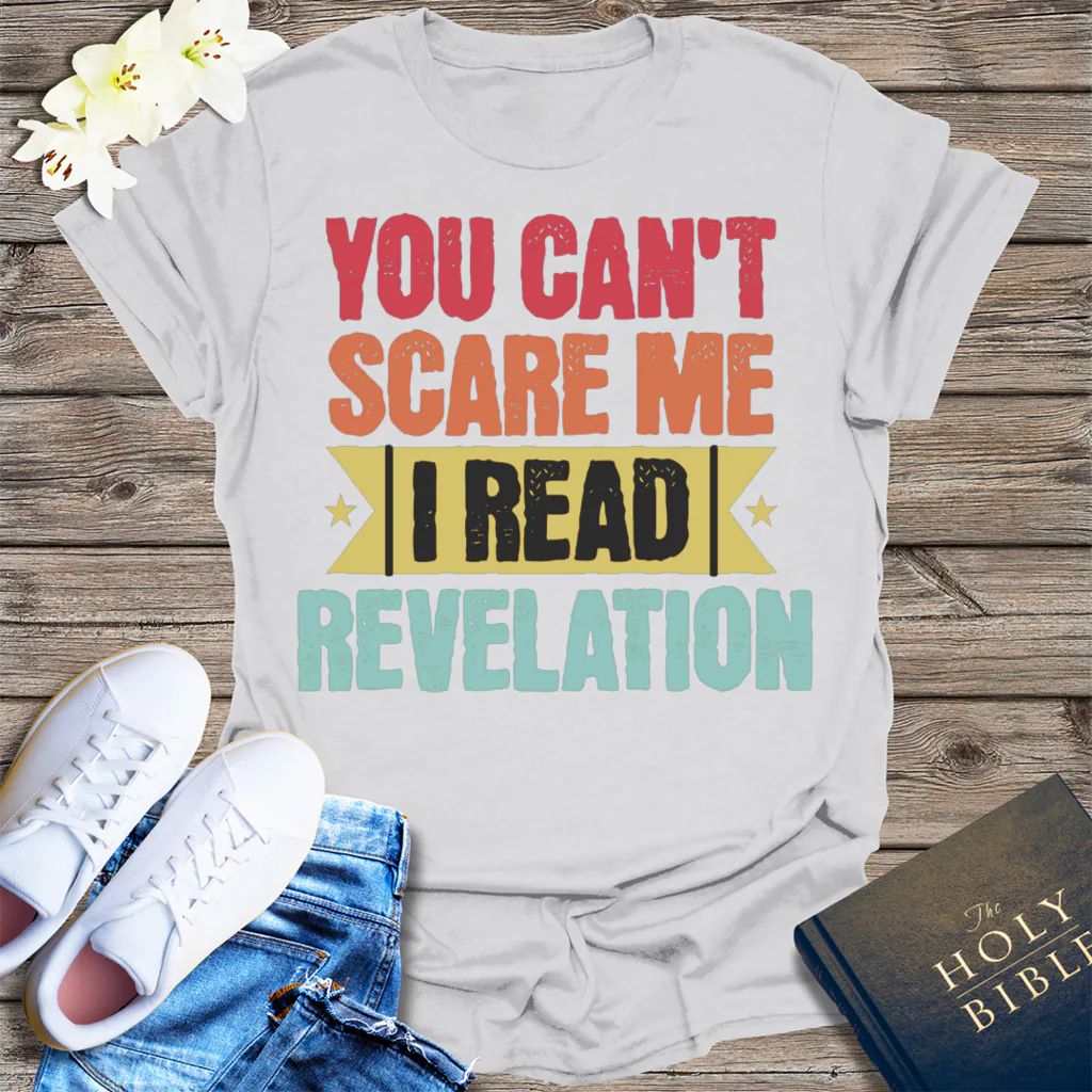 You Can't Scare Me Revelation T-Shirt - Ice Grey