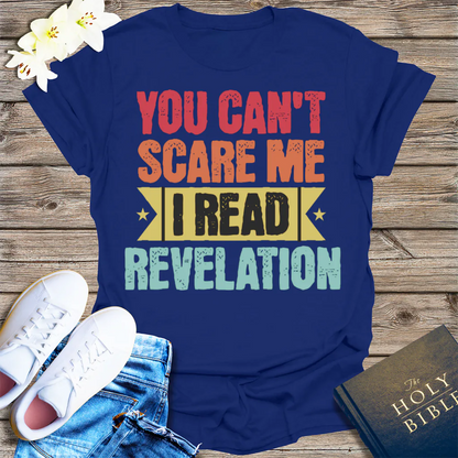 You Can't Scare Me Revelation T-Shirt - Navy