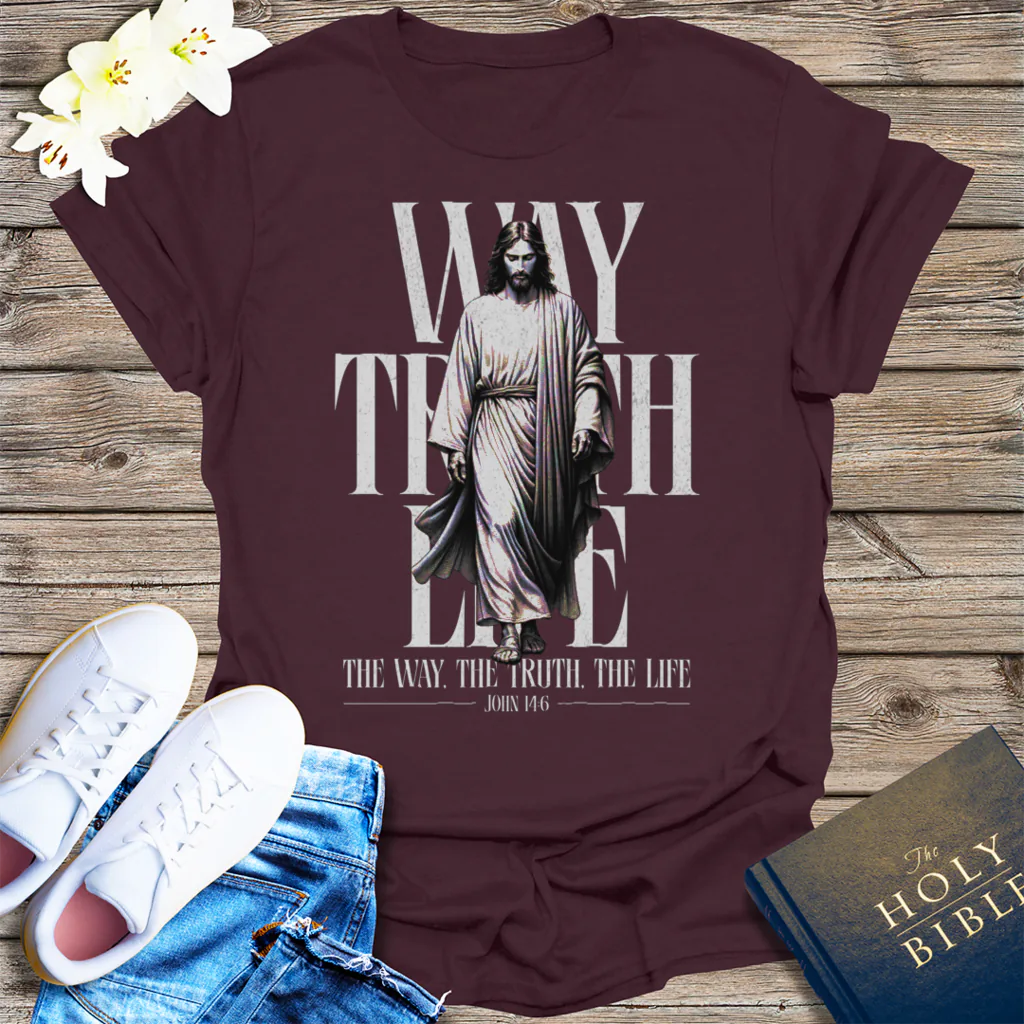 Walk With Grace T-Shirt - Dark Chocolate