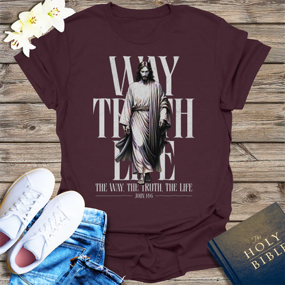 Walk With Grace T-Shirt - Dark Chocolate