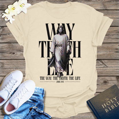 Walk With Grace T-Shirt - Natural